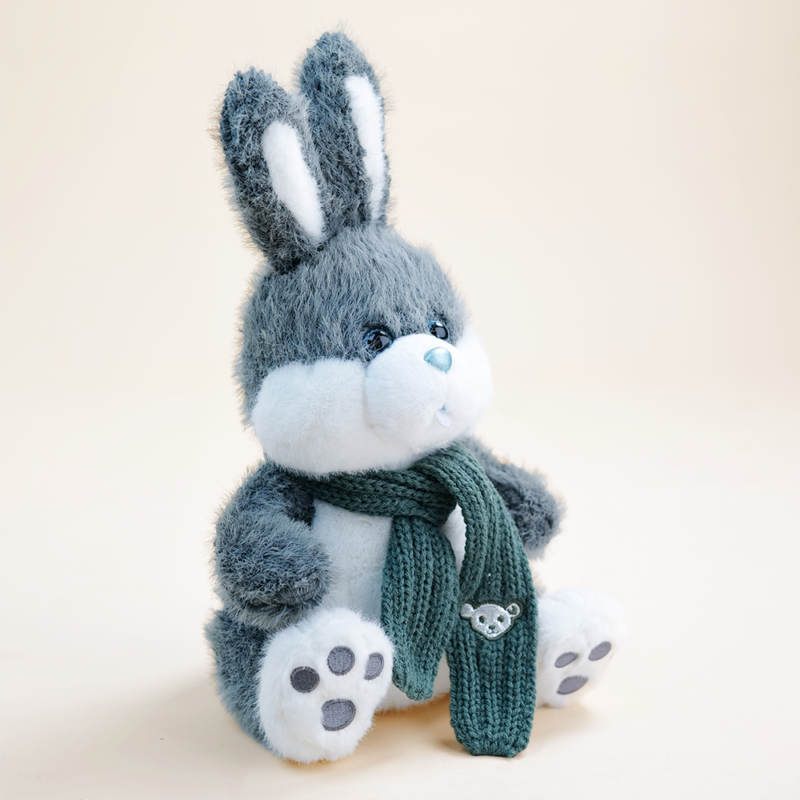 MakBak Scarf Bunny Plush Toy - Super Cute Comforting Stuffed Rabbit