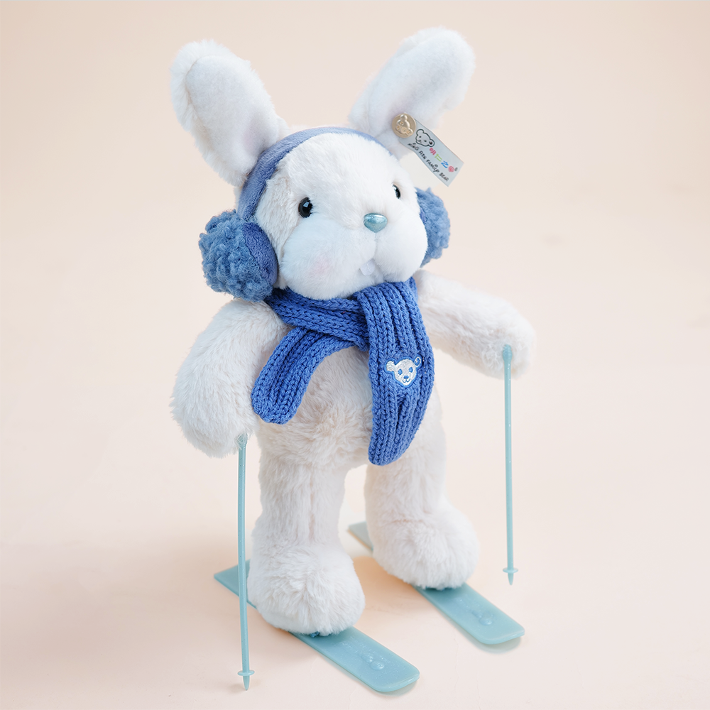 MakBak Skating Rabbit Plush Toy - Cute Bunny Stuffed Animal