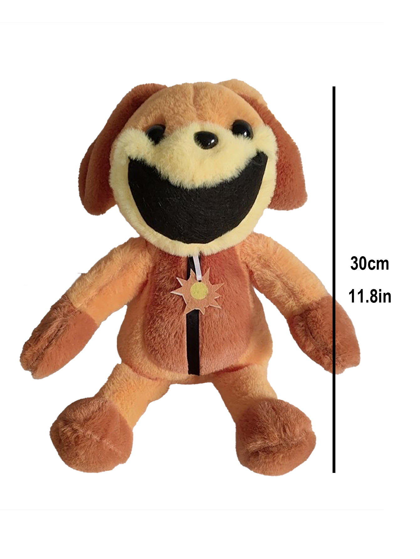 MAKBAK 12 inch Dog Day Smiling Critters Plush Toys Size