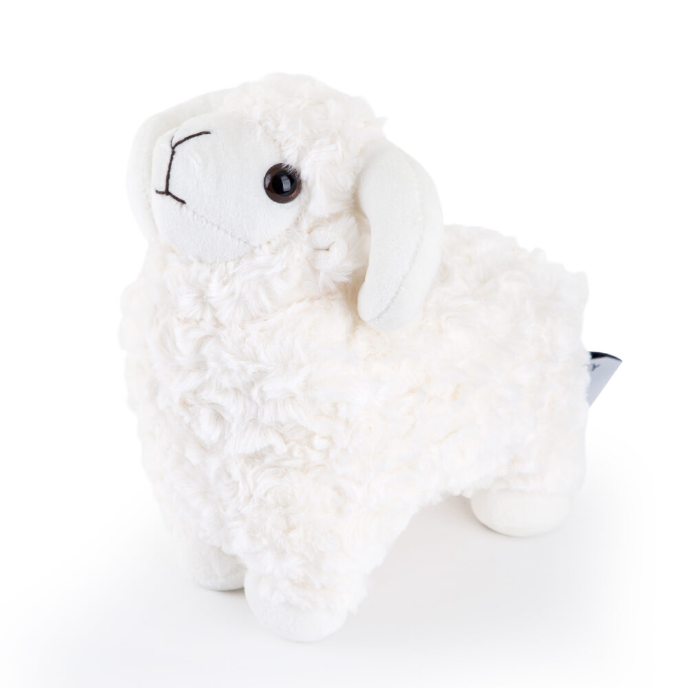 DREAMIFY Adorable Lamb Plush Toy, 9.84'' Sheep Stuffed Animals Goat Plush Doll Decorations for Gift (White)
